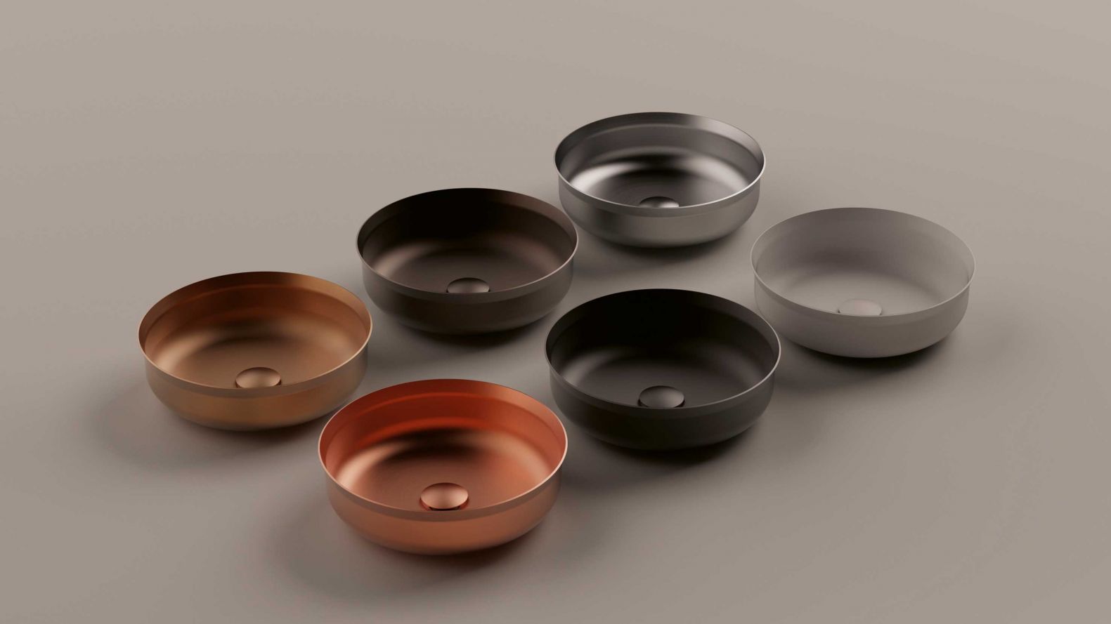 Aufsatzwaschbecken «Undici Inox», AGAPEDESIGN.IT