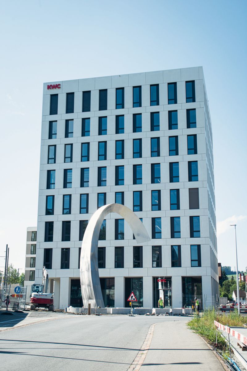 Das umgebaute KWC Areal in Unterkulm.