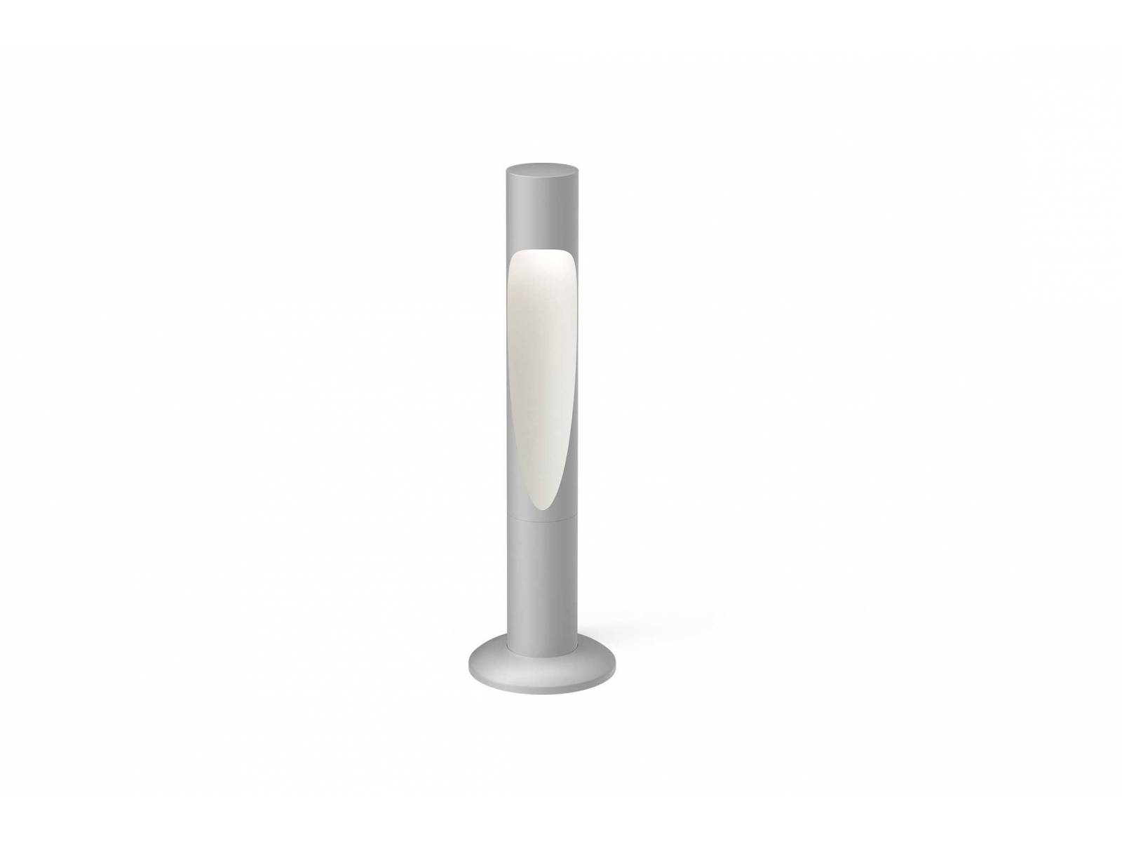 Das asymmetrisch, breit nach unten strahlende Licht der Pollerleuchte «Flindt» erzeugt ein natürliches Muster auf der Leuchtenoberfläche. Die Kollektion umfasst auch Wand- und Mastleuchten. Design: Christian Flindt. LOUIS POULSEN.