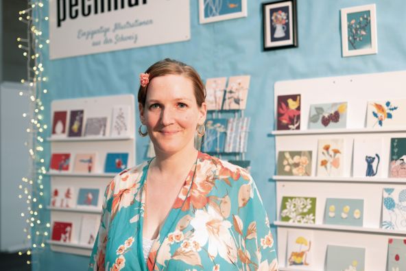 Illustratorin Tanja Di Maria.