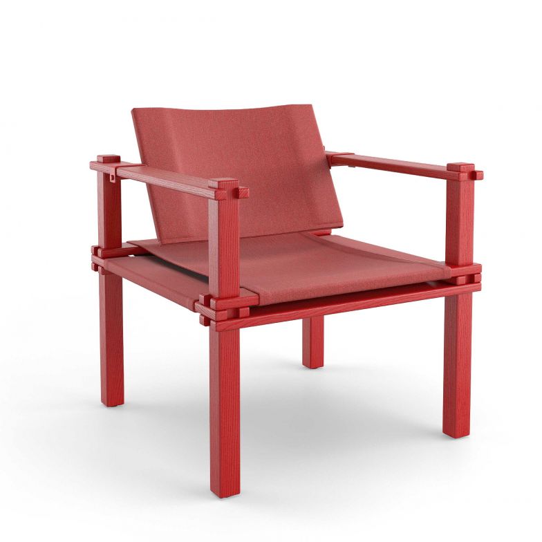 Ökologisches Design für drinnen und draussen: Sessel «Farmer» von Gerd Lange, COR.DE