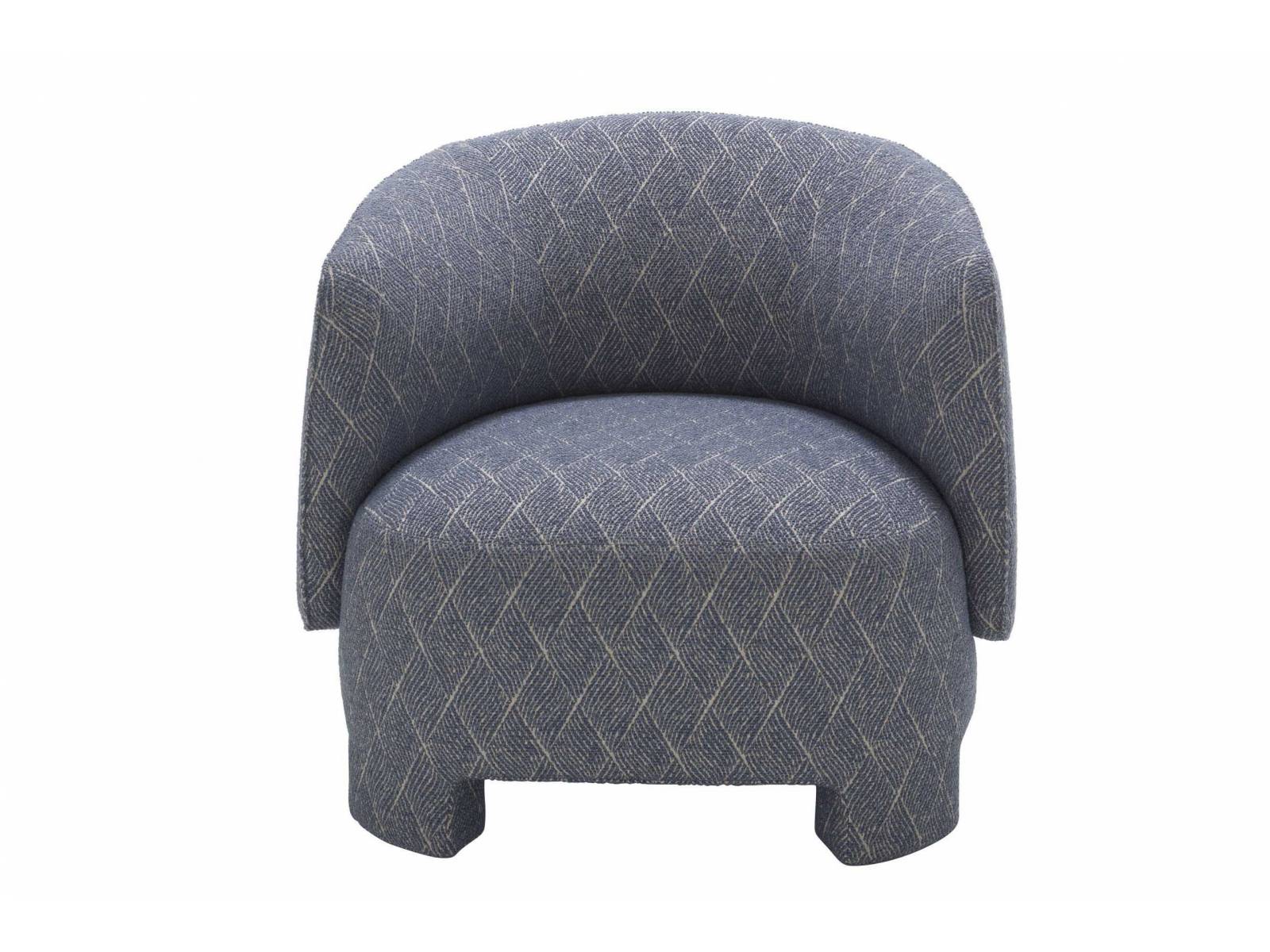 Einladend wirkt «Taru» nicht nur wegen der geschwungenen Rückenlehne, sondern auch durch das komplett bezogene Untergestell. Vorder- und Rückseite von Ersterer können unterschiedlich bezogen werden. Das Design von Sebastian Herkner ist auch als Sofa erhältlich. Ligne Roset.